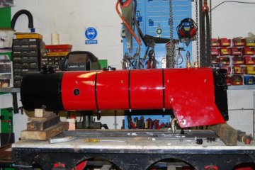 Completed Boiler Ready to go back onto Frames