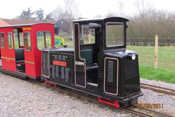 Diesel Hauled for up to 70 passengers.  2 Train Rides